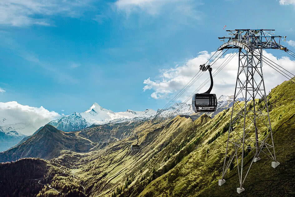Kitzsteinhorn Kaprun K-Konnection Seilbahn auf das Kitzsteinhorn Kaprun